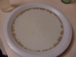 Chemistry: water and pepper and a drop of dish detergent