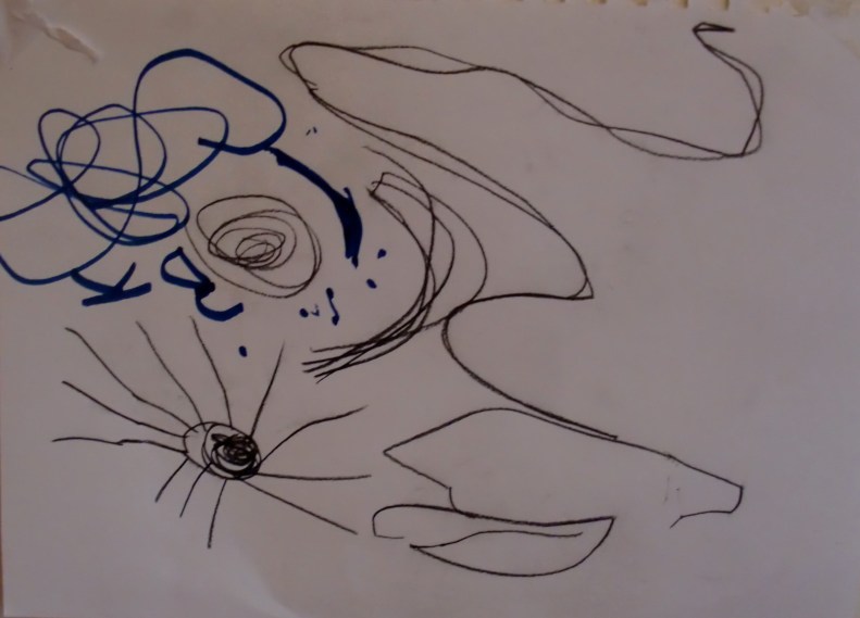 My son's Starry Night.